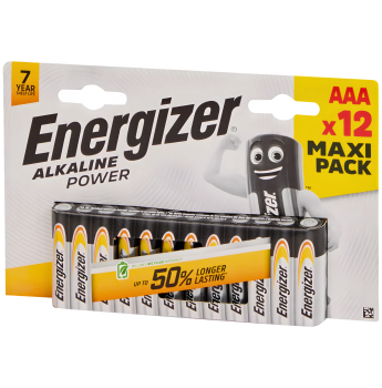Energizer - Alkaline Power AAA Batterien 12er-Maxi-Pack